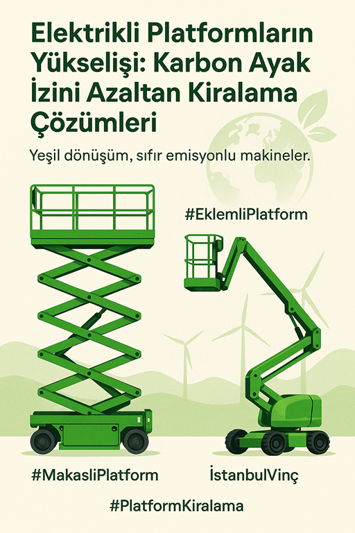 Personel Yükseltici Platformlar’da Çevreci Çözümler
