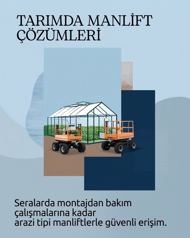 Tarım Sektöründe Personel Yükseltici Platform Kiralama