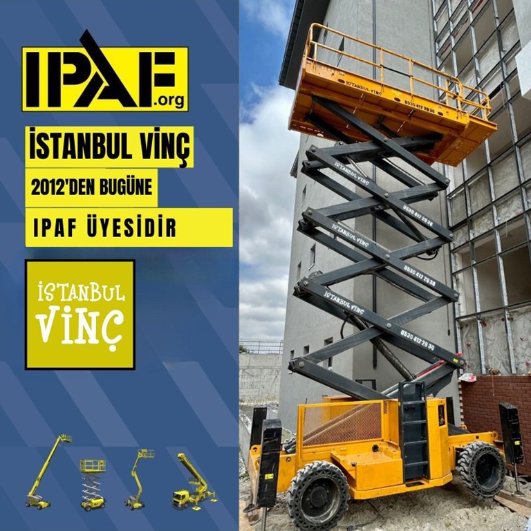 İstanbul Vinç IPAF Üyeliği